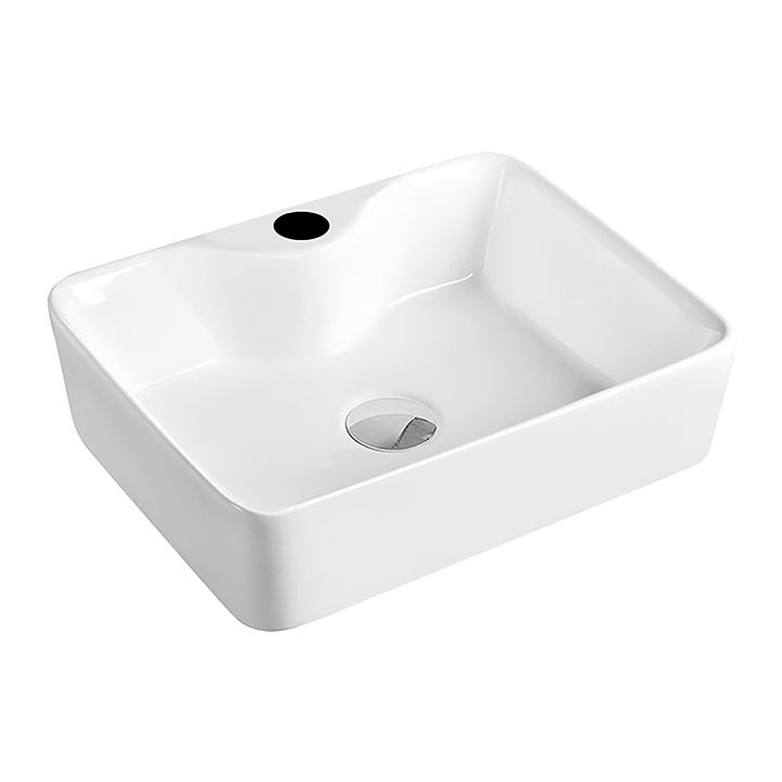 Mẫu chậu lavabo trắng sứ sang trọng